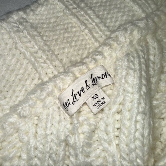 For Love & Lemons Quinn one shoulder crop sweater - Picture 7 of 9